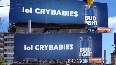 budlight billboard|Bud Light did not call its critics ‘crybabies’ on a billboard